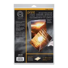 Lineco Digital Print Sleeve Pack - 11" x 14", Clear, Pkg of 25