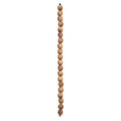 John Bead Aromatic Wooden Beads - Sandalwood, 10 mm, 8" length