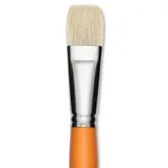 Isabey Chungking Interlocking Bristle Brush - Bright, Long Handle, Size 14