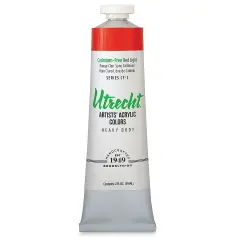 Utrecht Artists' Acrylic Colors - Cadmium-Free Red Light