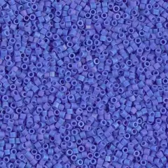 Miyuki Delica Bead 15/0, DBS1597, Matte Opaque Cyan Blue AB