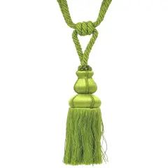 Belagio Single Tassel Tie-Back, 10" Long Tassel, Colors Collection, Kiwi