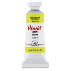 Utrecht Artists' Gouache - Cadmium Lemon, 14 ml tube