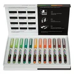 Karin Pigment Decobrush Markers - Nature Colors, Set of 12