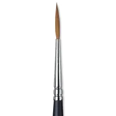 Winsor & Newton Artists' Kolinsky Sable Watercolor Brush - Rigger, Short Handle, Size 2