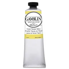 Gamblin Artist's Oil Color - Nickel Titanate Yellow, 37 ml tube
