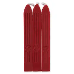 Manuscript Sealing Wax Sticks - Red, Pkg of 3
