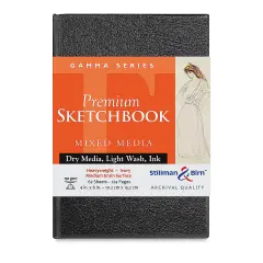 Stillman & Birn Gamma Series Hardcover Sketchbook - 6" x 4", Portrait, 62 Sheets