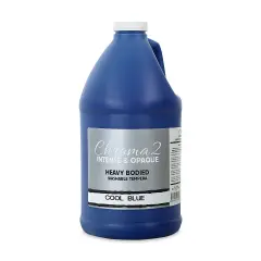 Chroma 2 Washable Tempera - Cool Blue, 67.7 oz