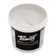 Permaset Aqua Fabric Ink - Pearl White, Liter