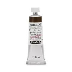 Schmincke Mussini Oil Color - Semi-Transparent, Vandyke Brown, 35 ml tube