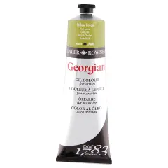 Daler-Rowney Georgian Oil Color - Yellow Green, 225 ml tube
