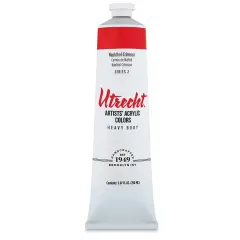 Utrecht Artists' Acrylic Paint - Naphthol Crimson, 5 oz tube