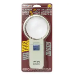 Carson Illuminated Handheld LED Lighted Magnifier - 3"Dia.