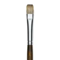 Silver Brush Monza Synthetic Mongoose Artist Brush - Long Handle, Bright, Size 12