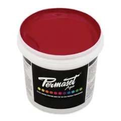 Permaset Aqua Fabric Ink - Bright Red, Liter