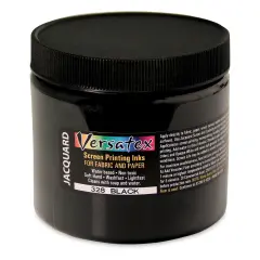 Jacquard Versatex Screen Printing Ink - Black, 16 oz jar