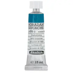 Schmincke Horadam Artist Gouache - Helio Turquoise, 15 ml tube