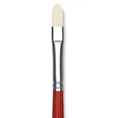 Da Vinci Maestro 2 Hog Bristle Brush - Short Filbert, Long Handle, Size 4