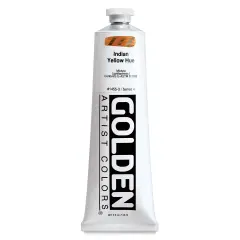 Golden Heavy Body Artist Acrylics - Indian Yellow Historic Hue, 5 oz Tube