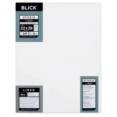 Blick Studio Linen Stretched Canvas - 22" x 28", Traditional 3/4" Profile