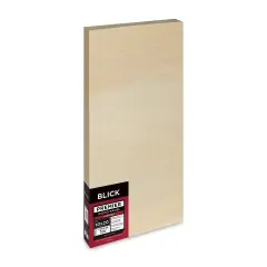 Blick Premier Wood Panel - 10" x 20", 1-1/2" Gallery Profile, Cradled