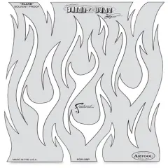 Iwata Artool Freehand Template - Flame-O-Rama Slash