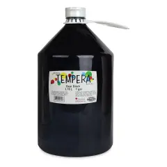 Tri-Art Liquid Tempera - Black, 3.78 L
