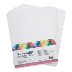 X-Press It Blending Cardstock - 8-1/2" x 11", Pkg of 25 Sheets