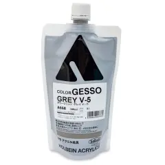 Holbein Acryla Gesso - Gray V-5, 300 ml pouch