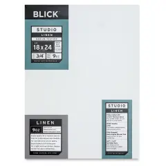 Blick Studio Linen Stretched Canvas - 18" x 24", Traditional 3/4" Profile