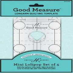 Good Measure-Amanda Murphy - Longarm Quilting Template - Mini Lollipop Set of 5