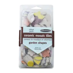 Milestones Ceramic Mosaic Tiles - Garden Shapes, 12 oz