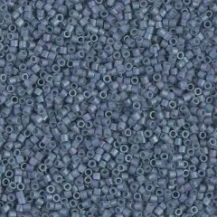 Miyuki Delica Bead 15/0, DBS0376, Matte Metallic Steel Blue Luster