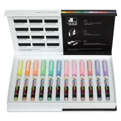 Karin Pigment Decobrush Markers - Pastel Colors, Set of 12