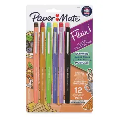 Paper Mate Flair Scented Pens - Sunday Brunch, Set of 12