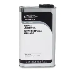 Winsor & Newton Refined Linseed Oil - 1 L bottle