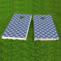 Scales Cornhole Board Stencil