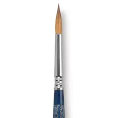 Escoda Optimo Kolinsky Sable Brush - Pointed Round, Long Handle, Size 8