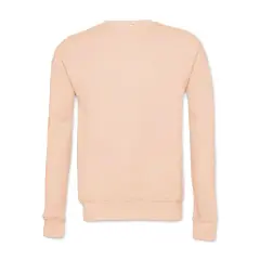 Bella + Canvas Unisex Sponge Fleece Drop Shoulder Sweatshirt - Peach, Large