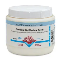 Old Holland New Masters Standard Gel Medium - Matte, 500 ml jar