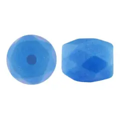 Baros Par Puca&reg; Czech glass bead, Frost Blue Lagoon Matte, 10 grams