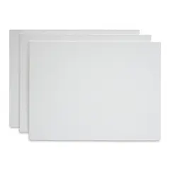 Strathmore 300 Series Cotton Canvas Panel Pack - 12" x 16", Package of 3