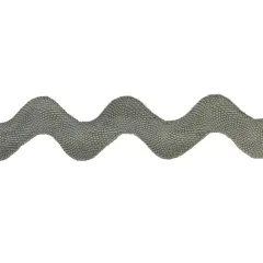 Belagio Large Ric Rac Trim, 1.25" Wide, 10-yard bolt, Silver