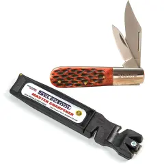 Pocket Knife & Sharpener Set