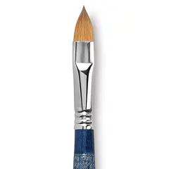 Escoda Optimo Kolinsky Sable Brush - Filbert, Long Handle, Size 14