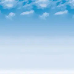 Fadeless Design Roll - 48" x 50 ft, Wispy Clouds