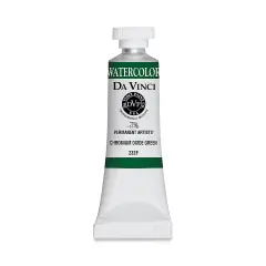 Da Vinci Artists' Permanent Watercolor - Chromium Oxide Green (CL), 15 ml tube