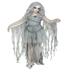 Child's Girl's Enchanted Chained Ghost Costume