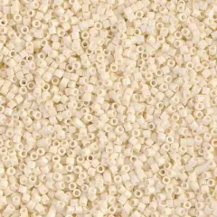 Miyuki Delica Bead 15/0, DBS0883, Matte Opaque Dark Cream AB